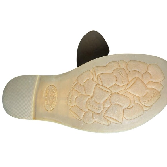 Kork-Ease Pearl Women’s Size‎ 10 White Leather Gladiator Sandals Lace Up Flat - Picture 8 of 9